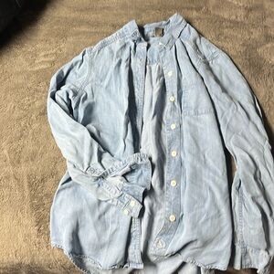 Eddie Bauer Long Sleeve Tencil shirt - medium